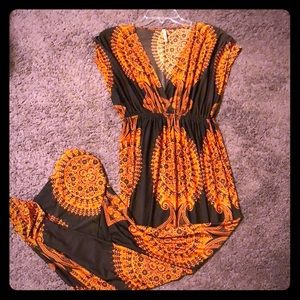 Boho/beach maxi dress